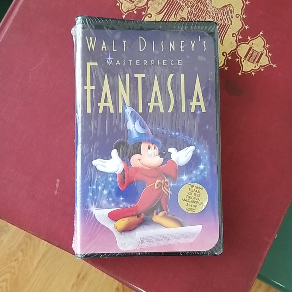 Vintage Walt Disney Fantasia Vhs Never Opened